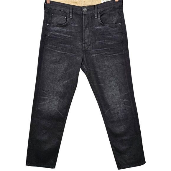 Rag & Bone Womens 30 Maya High Rise Slim Fit Coated Jeans in Worn Black NWT‎ - Picture 4 of 16